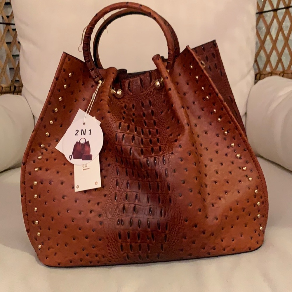 Brown Croco bag